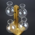 thumbnail image 4 of Paquete de 23 floreros con soporte de madera para 2 piezas CUTICAT tubos de propagación, 4 of 8