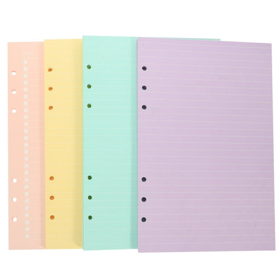 HEMOTON  160 Sheets Colorful Filler Paper Notepad Notebook Notebooks