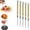 Gold, variant on 5 Pack Upgrade Alloy Toothpick,Portable Metal Tooth Pick,Retractable Titanium Toothpick with Keychain,Reusable Pocket Toothpicks,for Travel Picnic Camping Black