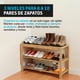 thumbnail image 3 of Zapatera de Madera de Bambú Multiusos Redlemon 3 Niveles 8-10 Pares, 3 of 8