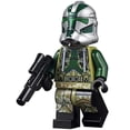 thumbnail image 1 of LEGO Star Wars MiniFigure Clone Commander Gree with Blaster 75234, 1 of 1