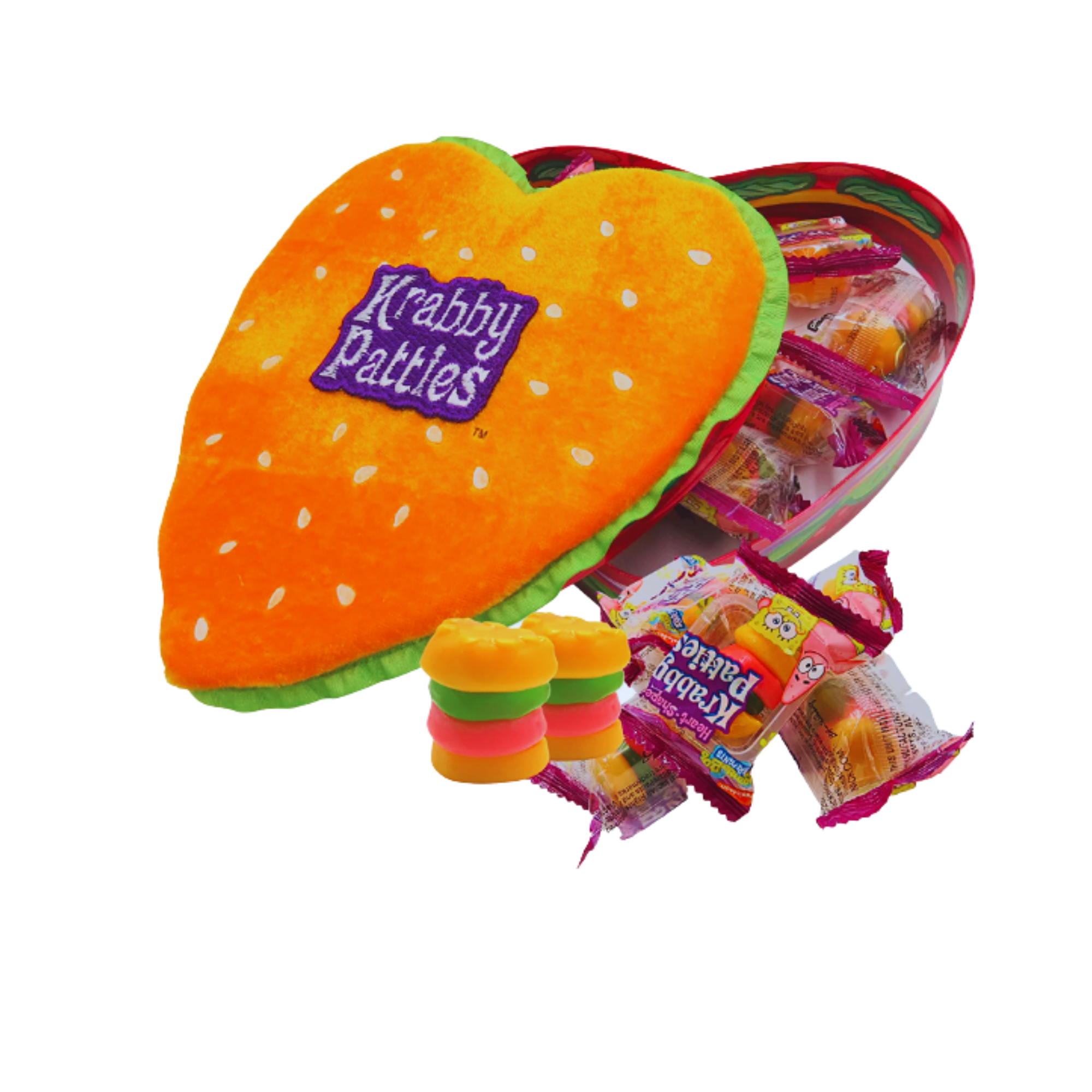 FSSTAM Squarepants Patty Original Flavor Gummy Heart Shaped Fabric