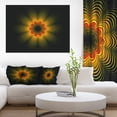 thumbnail image 1 of Design Art - Fleur Fractale Jaune Psychédélique, 1 of 4
