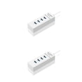 thumbnail image 2 of Hub USB 3.0 Bearachild Portátil 4 Puertos Blanco, 2 of 6
