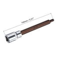 thumbnail image 2 of Unique Bargains 1/2' Square Drive x T40 Torx Bit Socket, S2 Steel Bits, CR-V Sockets 140mm Length (for Hand Use Only), 2 of 6