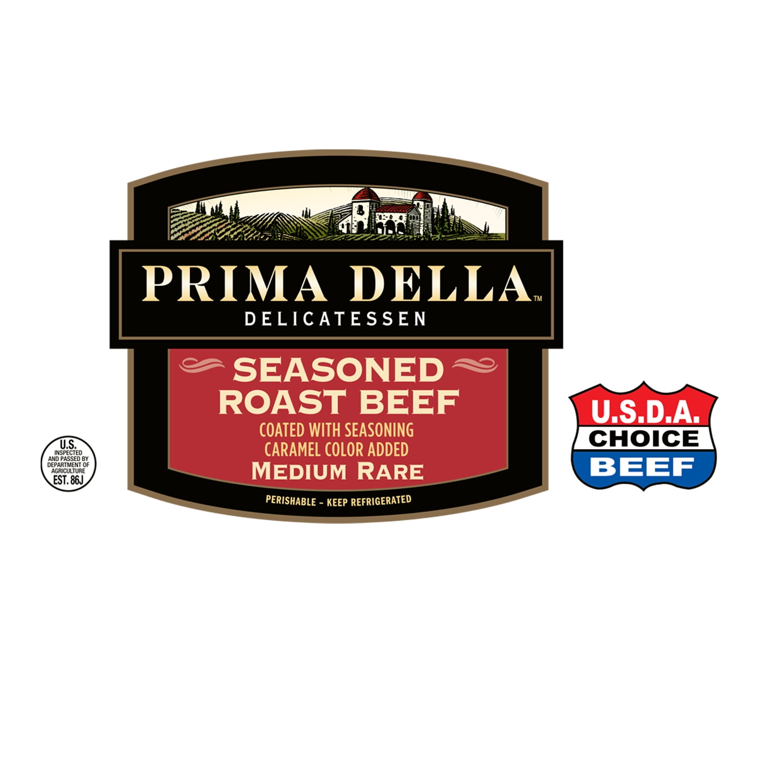 Prima Della Medium Rare Roast Beef, Deli-Sliced