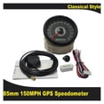 thumbnail image 1 of Classical 0-150MPH GPS Speedometer for Car Motor Universal 85mm Adjustable Odometer with Red and Yellow Adjustable Backlight, 1 of 7