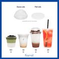 thumbnail image 2 of Karat 95mm PET Plastic Flat Lids - 2,000 ct, 2 of 7