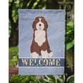 thumbnail image 3 of Carolines Treasures CK3792GF Bernedoodle 2 Welcome Flag Garden Size Small multicolor, 3 of 3