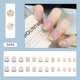 thumbnail image 1 of Uñas postizas a presión, uñas postizas europeas, uñas postizas a presión, con sellado UV, uñas brillantes, cobertura total, uñas postizas artificiales, uñas para mujeres, 1 of 5