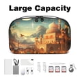 thumbnail image 3 of Lasser Bairam Travel Organizer Oxford Cloth Waterproof Storage Pouch Hard Drive Bags Computer Cable Organizer Power Plug Travel Organizer Small 5.9x9.44x3.14 in, 3 of 6