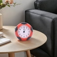 thumbnail image 2 of REGALWOVEN Spherical Mechanical Alarm Clock, Soccer-Shaped Design, Non-Tick Movement, Night Light for Teens Orange 4.5"L x 3.9"W x 4.3"H, 2 of 4