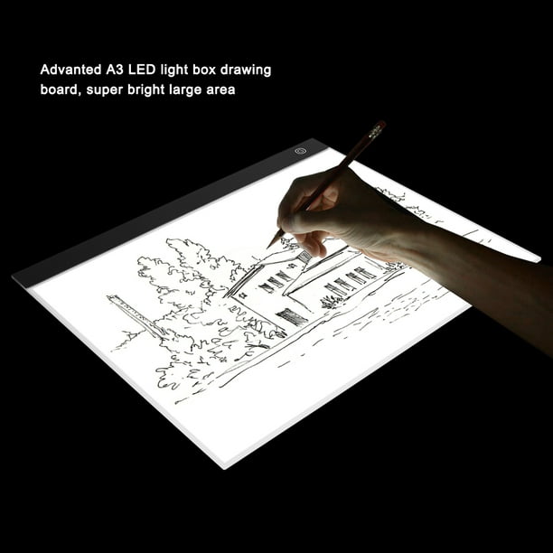 Aibecy LED A3 Panneau Lumineux Tablette Graphique Tablette