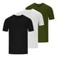 thumbnail image 1 of pstuiky camisetas para hombre, Camiseta de manga corta con cuello redondo, informal, lisa, de 3 piezas, para hombre camisetas de hombre xxl, 1 of 2
