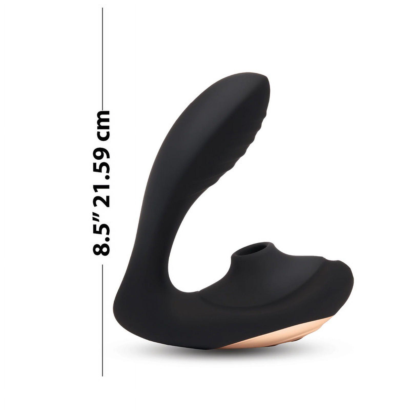 Coquette The Royal Embrace Suction Vibrator, Black