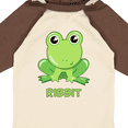thumbnail image 4 of Inktastic Ribbit Cute Green Frog Boys or Girls Long Sleeve Baby Bodysuit, 4 of 5