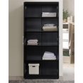 thumbnail image 6 of Home Square 2 Piece Set with Two Door Armoire and 3 Drawer Chest in Black Wood, 6 of 12