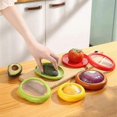 thumbnail image 4 of Silicone Fruit Storage Box, Set of 4 Reusable Storage Containers for Fridge, 4 of 5