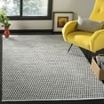 thumbnail image 2 of SAFAVIEH Montauk Crystal Geometric Cotton Area Rug, Black/Ivory, 9' x 12', 2 of 8