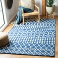 thumbnail image 3 of SAFAVIEH Blossom Aspen Geometric Wool Area Rug, Navy/Ivory, 3' x 5', 3 of 8