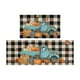 thumbnail image 2 of Alfombras de baño, alfombras para sala de estar, alfombra de área, alfombra de baño, alfombra de piso de hoja de arce de calabaza de otoño, juego de dos piezas, alfombra decorativa de Halloween, Acció, 2 of 6