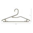 thumbnail image 2 of Unique Bargains Plastic Durable Space Saving Clothes Hangers 20 Packs Gray, 2 of 6