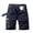 Dark Blue-U8, variant on Homeyce Camo Cargo Shorts for Men Multi Pockets Twill Elastic Waistband Shorts Pants Drawstring Ripstop Straight Leg Camo Cargo Shorts Military Breathable Hiking Fishing Bermuda Shorts,Brown L