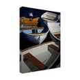 thumbnail image 2 of Rachel Perry 'Row Boats V' Outdoor Canvas 32x24, 2 of 5