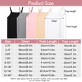 thumbnail image 2 of Cooraby 5 Pack Girls Tank Tops Soft Cami Scoop Neck Undershirts Solid Sleeveless Undershirts for Toddler Girls, 2 of 9