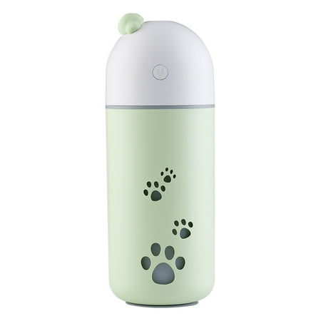 

Q Pet Humidifier Mini Car USB Atomizing Atmosphere Night Light Desktop Air Humidifier Household Appliances Green