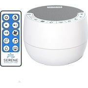 Serene Evolution White Noise Machine for Sleeping Adult or Baby | Sleep Sound Machine for Adults | Fan, Ocean, Rain Sounds (70 Sounds)