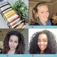 thumbnail image 5 of 2pcs Invisible Hair Hoop, Curly Thick Hair Large Headband, Curly Thick Hair Headband Hand, Hairstyle Fixing Tool, 5 of 5