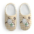 thumbnail image 3 of Kids Slippers Pochacco House Slippers Warm Soft Plush Slipper Anti-Slip Winter Fluffy House Shoes for Boys Girls, 3 of 7