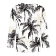 thumbnail image 4 of SGFCWSX Men's 3/4 Sleeve T-Shirt, Casual Graphic Print Crewneck Beach Tee for Men White Size 2XL, 4 of 5