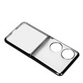 thumbnail image 2 of Funda protectora plegable para teléfono móvil, carcasa de PC galvanizada para teléfono móvil de bolsillo Huawei P50, color negro, 2 of 12