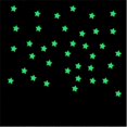 thumbnail image 5 of Glow In The Dark 3D Stars Wall Stickers 100Pcs Luminous Fluorescent Plastic Wall Sticker for Kids Room Bedroom Ceiling Home Decor, 5 of 5