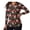 Buffalo Grid Reindeer, variant on Yuyamidu Fall Women's Golf Shirts, V Neck Long Sleeve Athletic Top Soft Stretchy Tennis Shirts with Long Sleeve & Moisture Wicking, Ideal for Golf, Outdoor Travel, Thanksgiving Day