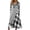 Grey, variant on Sngxgn Women's V Neck Swing Ruffle Long Sleeve Mini Dress(Black,L)