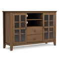 thumbnail image 6 of Simpli Home Artisan 53 inch Wide Solid Wood Tall TV Stand in Rustic Natural Aged Brown For TVs up to 60 inches, 6 of 11