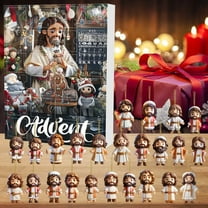 Exclusive 2024 Advent Calendar 24 Day Christmas Countdown Set with Surprise Holiday Festive