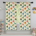 thumbnail image 5 of Blackout Kids Curtains,Beige Colorful Dinosaurs Pattern Childrens Insulated Curtains Set Of 2,Bedroom Essentials,Toddler Room Decor 42"x63", 5 of 5