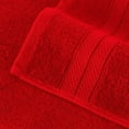 thumbnail image 5 of Elegant Comfort Turkish Cotton Hand Towel Set, 4-Pack, 16" x 28", Highly Absorbent - Soft Bathroom Towels, Red, 5 of 6