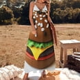 thumbnail image 3 of Hamburger Sleeveless Dress Dresses Women Summer Women's Summer Clothing, 3 of 9