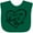 Green, variant on Inktastic I Love My Aunt and Uncle in Black Chalk Heart Boys or Girls Baby Bib
