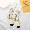 thumbnail image 4 of Daiia Sports Socks Wild West Desert With Cowboys Printed Novelty Crew Socks for Men Women Knee High Socks Cotton Socks Soft & Breathable Support Unisex Socks, 4 of 9