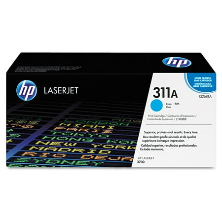 HP HP 311A, (Q2681A) Cyan Original LaserJet Toner Cartridge