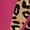 Dark Pink, variant on Juniors Mickey & Friends Cheetah Print Minnie Mouse Bow Racerback Tank