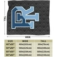 thumbnail image 3 of Uri University of Rhode Island Rams Fleece Blanket, Very Soft Microfiber Flannel Blanket for Couch Warm and Cozy for All Seasons, 3 of 6