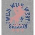 thumbnail image 4 of Wild Wild West Saloon Adult Heather Gray Crew Neck Short Sleeve Tee-Medium, 4 of 4