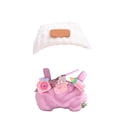 thumbnail image 2 of Handmade Crochet Doll Clothing Set With Striped Sweater Cuffed Hat And Camera Accessory, Three Piece Tailor-Made For 17Cm Laboo And 5.91-6.7 Inches Dolls, Perfect For Collectors, 2 of 7